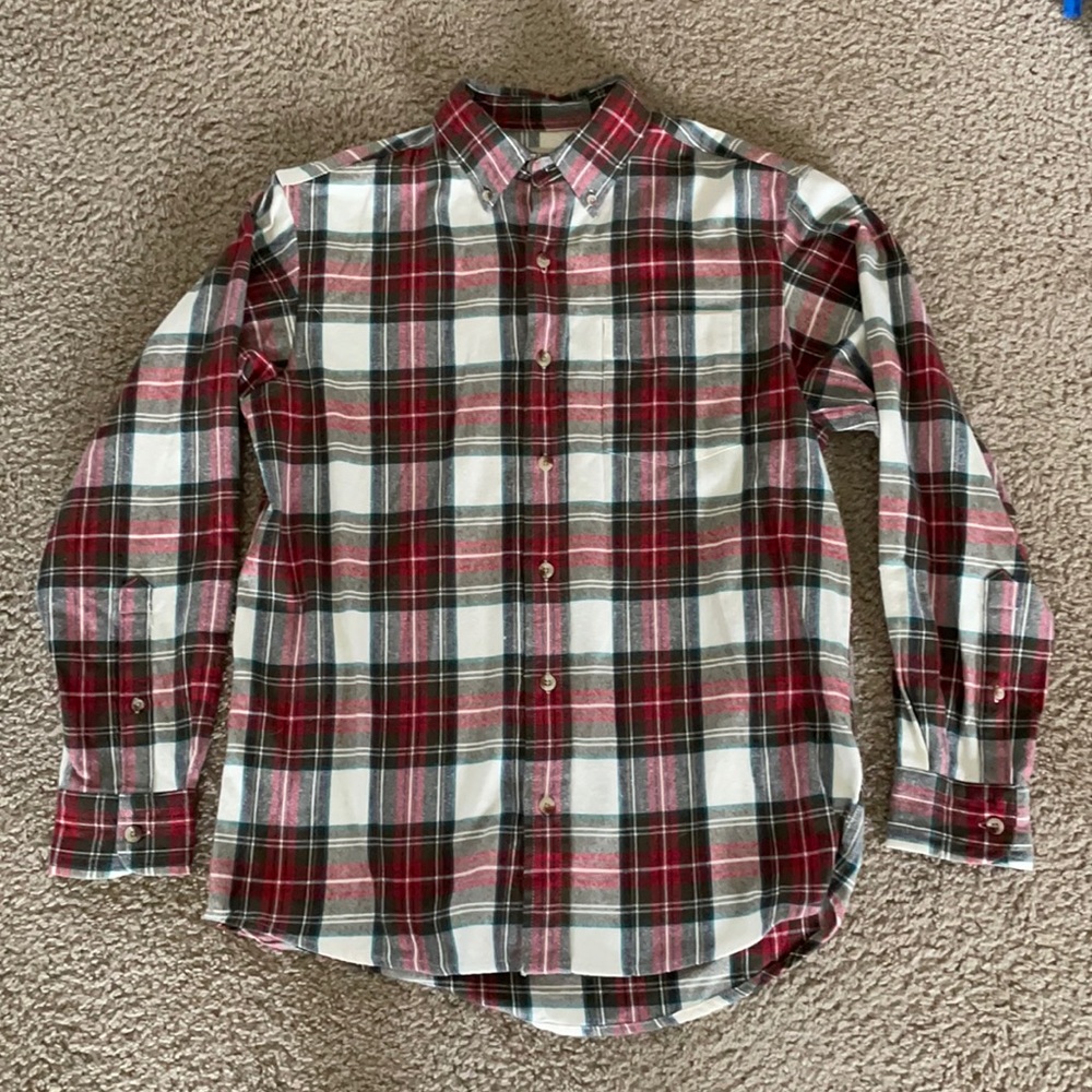 Red Head Button Down Flannel